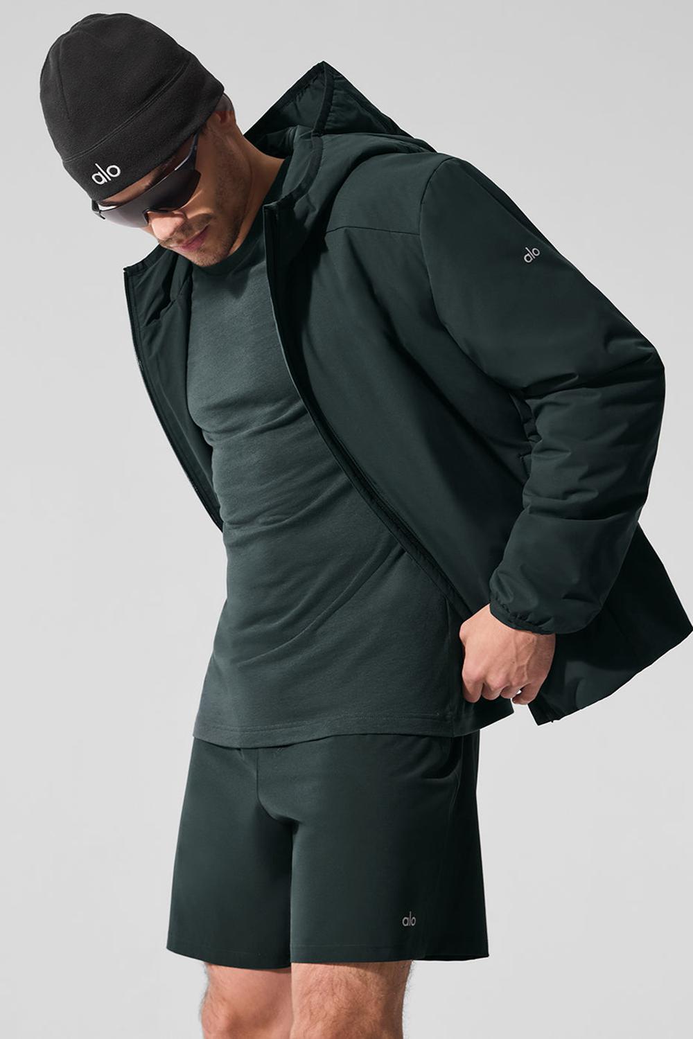 Alo Yoga Triumph Uomo Tee Verdi | Italia  YLW-947802