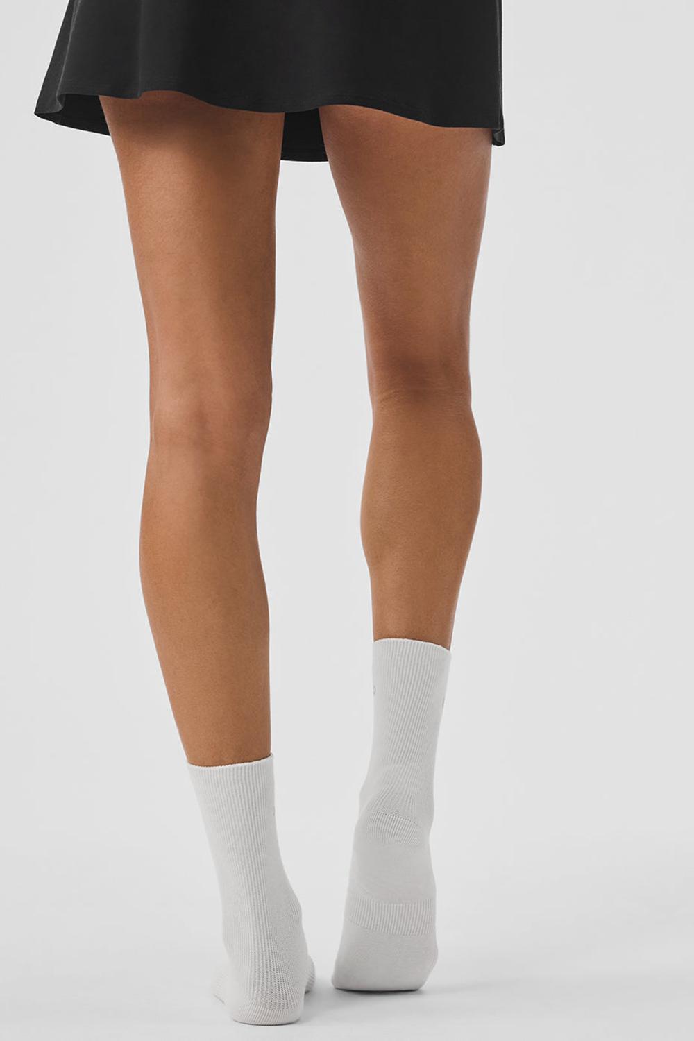 Alo Yoga Unisex Half-Crew Understated Uomo Sock Bianche | Italia  HYZ-729438