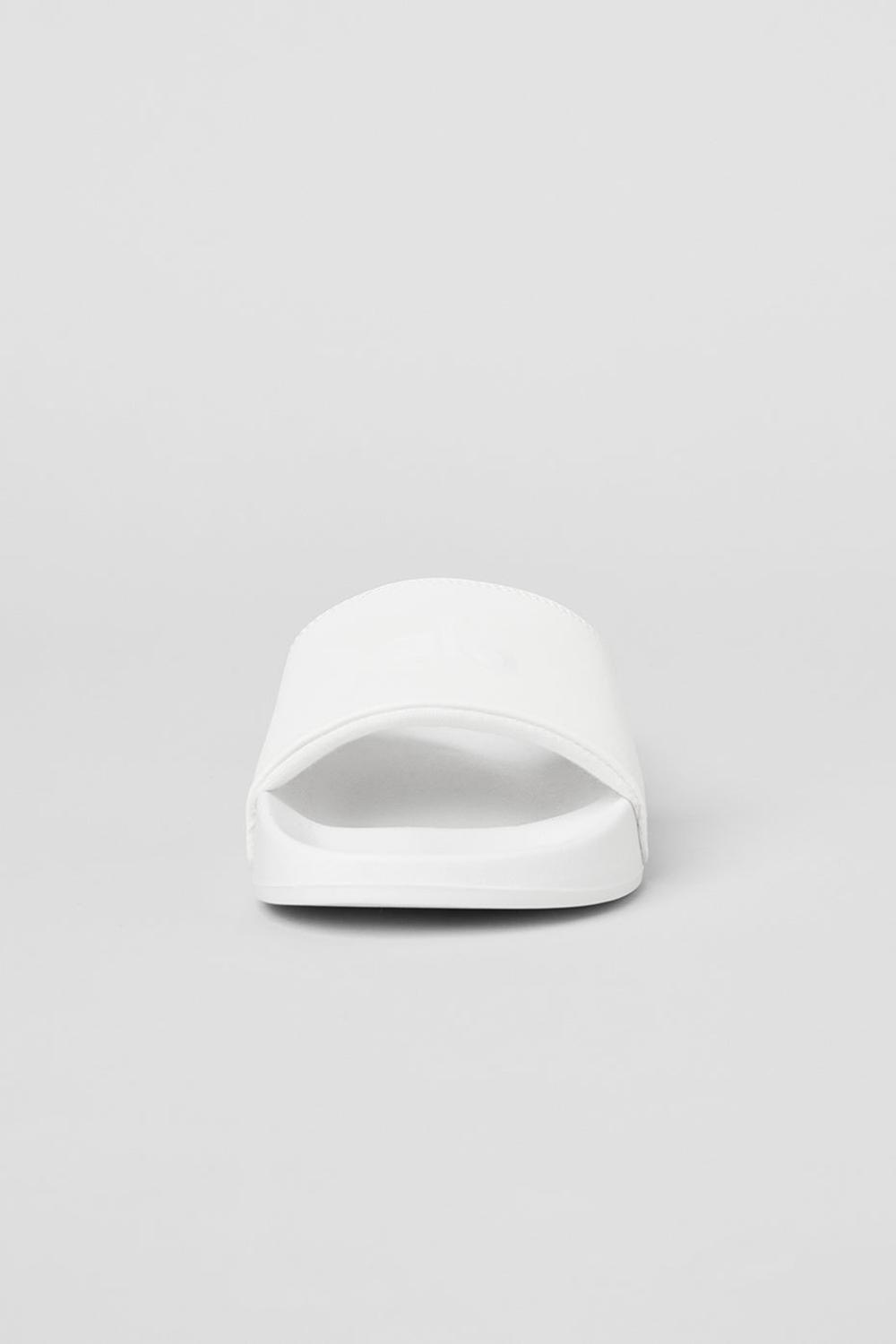 Alo Yoga Unisex It Slide Donna Slide Bianche | Italia  VUF-102937
