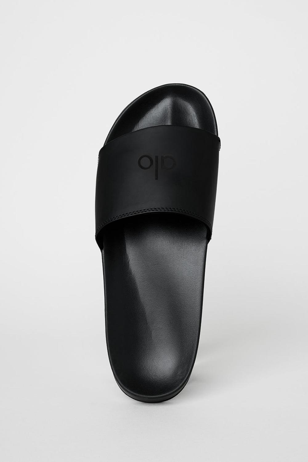 Alo Yoga Unisex It Slide Donna Slide Nere | Italia  LQF-160258