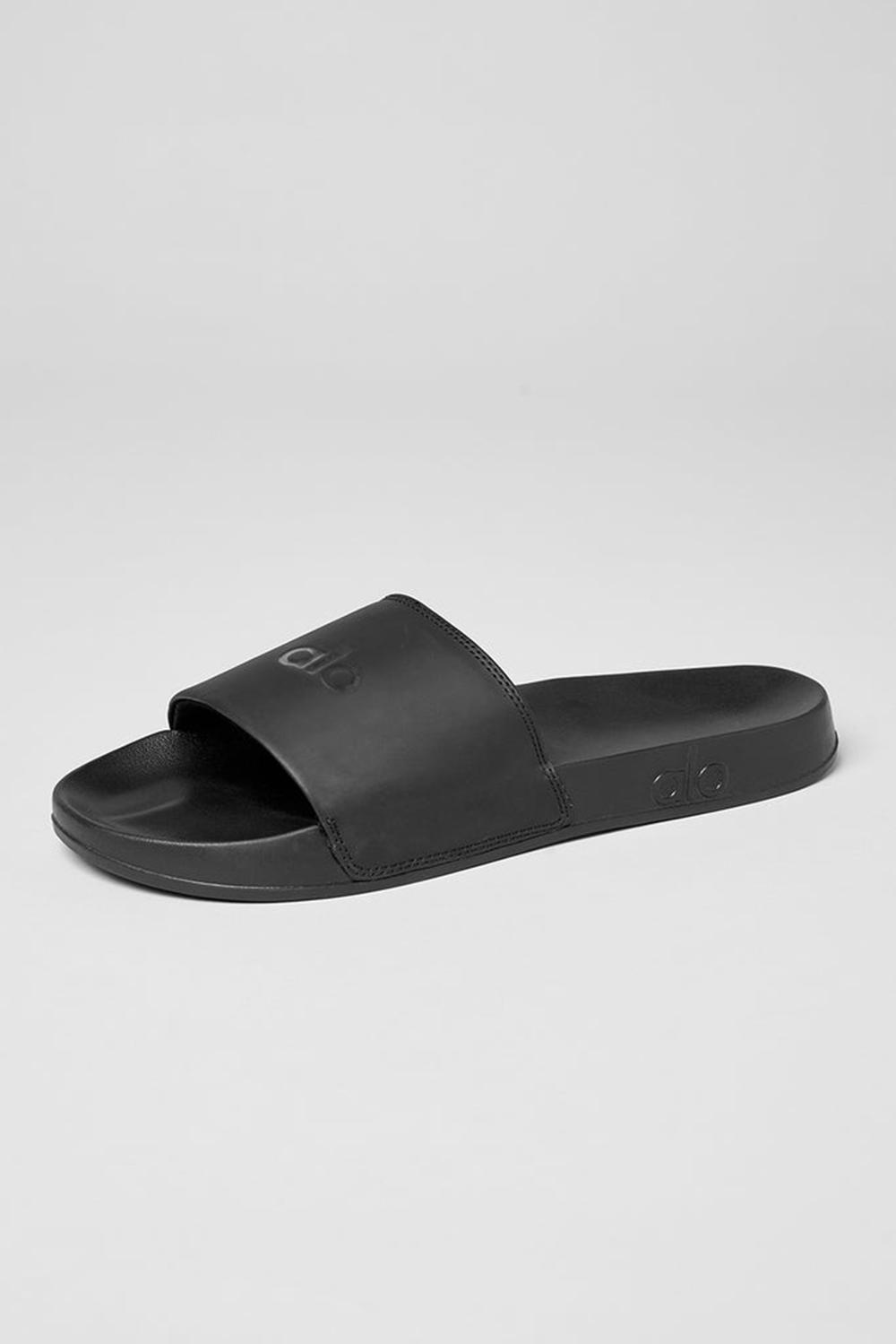 Alo Yoga Unisex It Slide Donna Slide Nere | Italia  LQF-160258