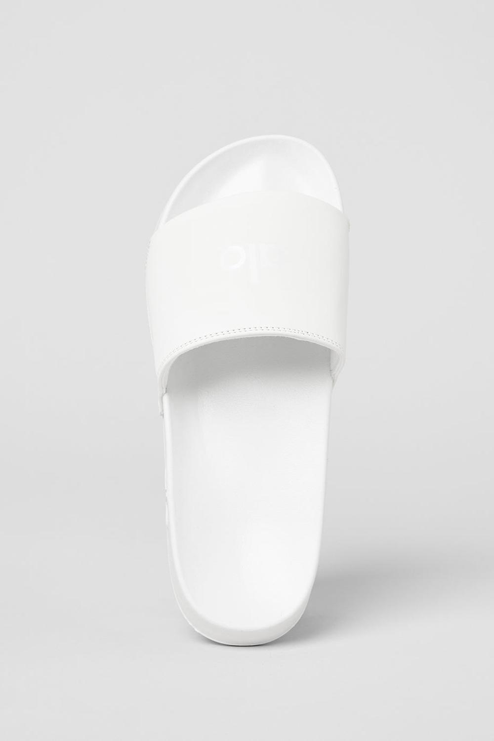 Alo Yoga Unisex It Slide Uomo Slide Bianche | Italia  MPB-723849