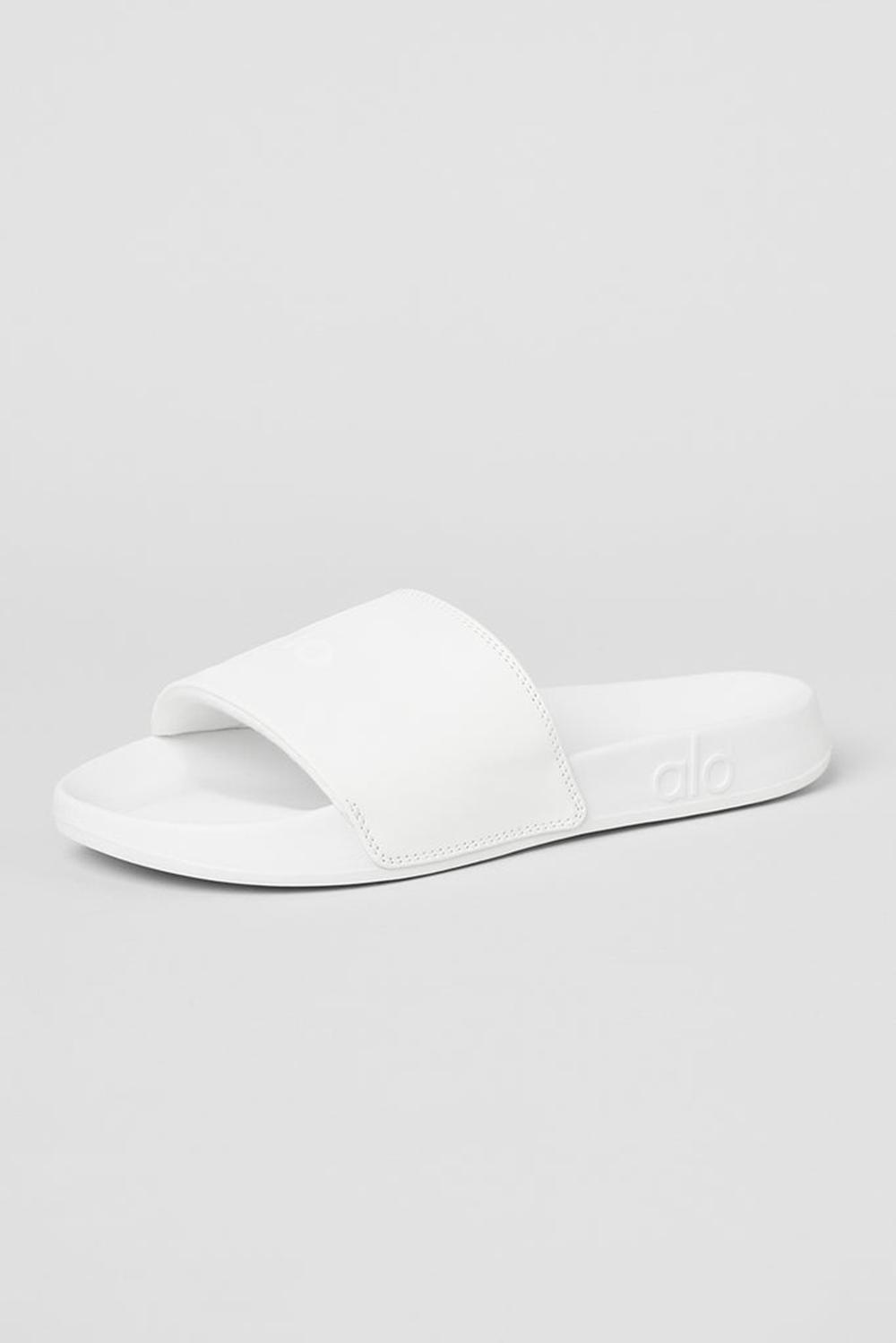 Alo Yoga Unisex It Slide Uomo Slide Bianche | Italia  MPB-723849