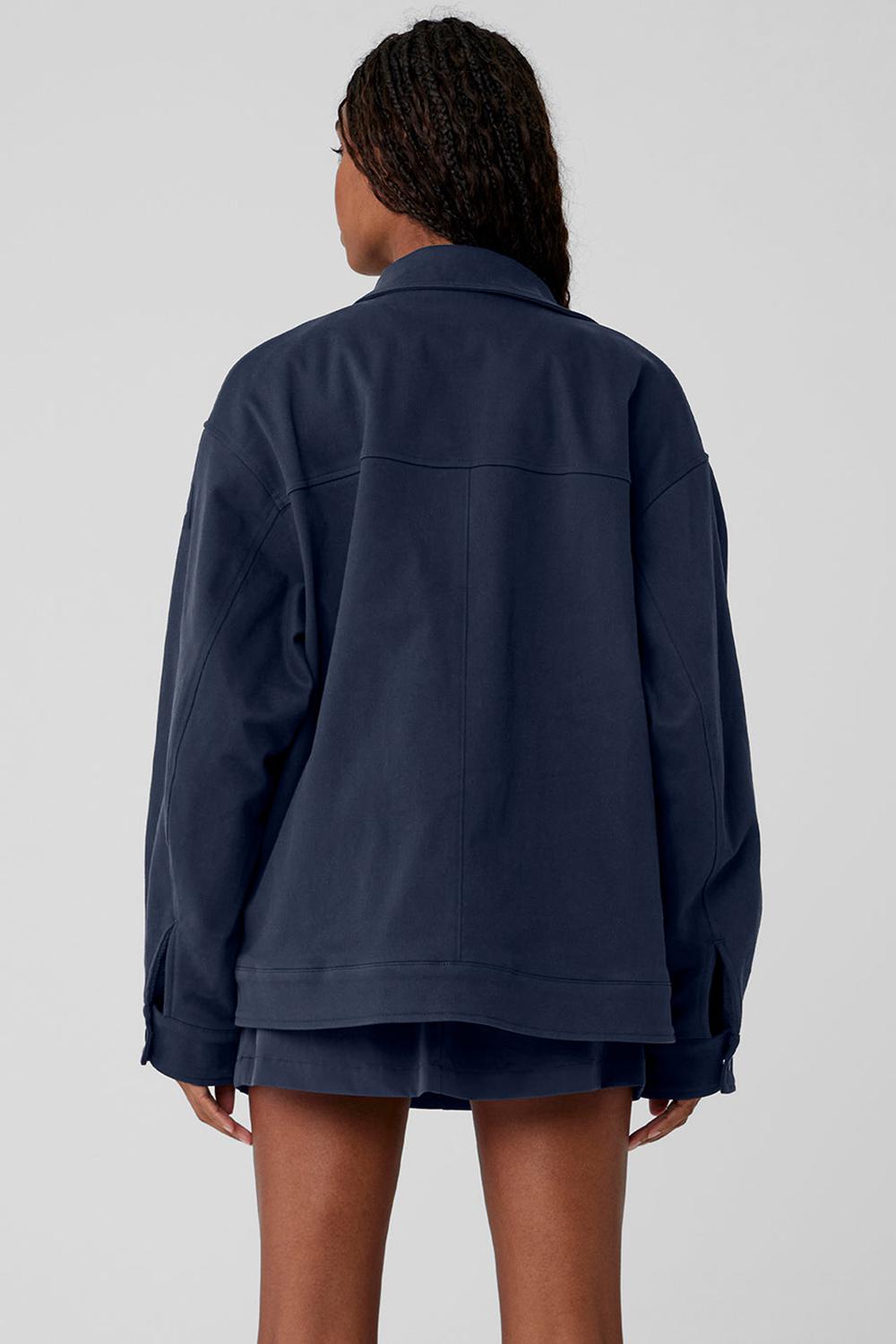 Alo Yoga Unisex One Up Donna Giacca Blu Marino | Italia  ULP-201973