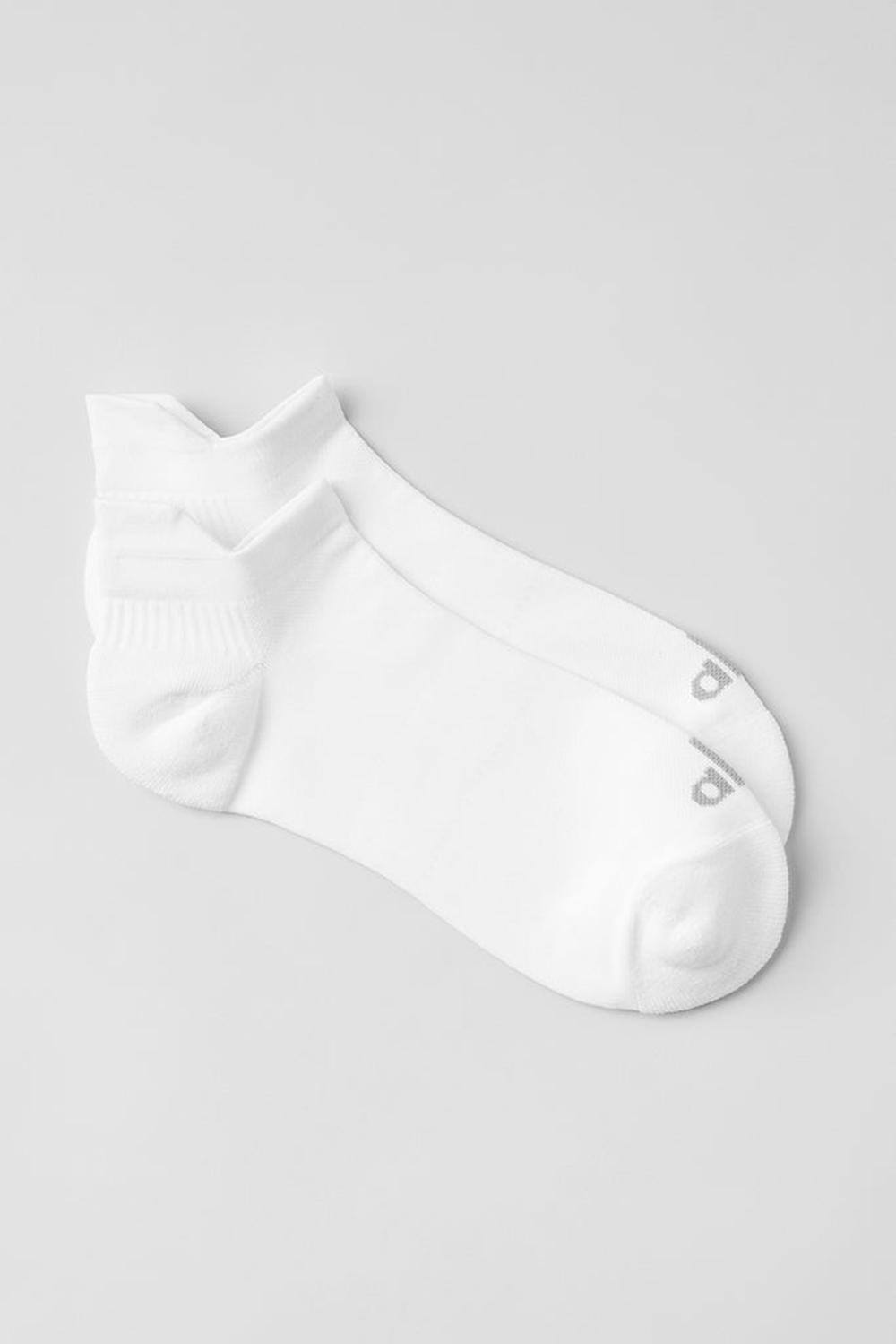 Alo Yoga Unisex Performance Tab Uomo Sock Bianche Titanium | Italia  WJH-958017