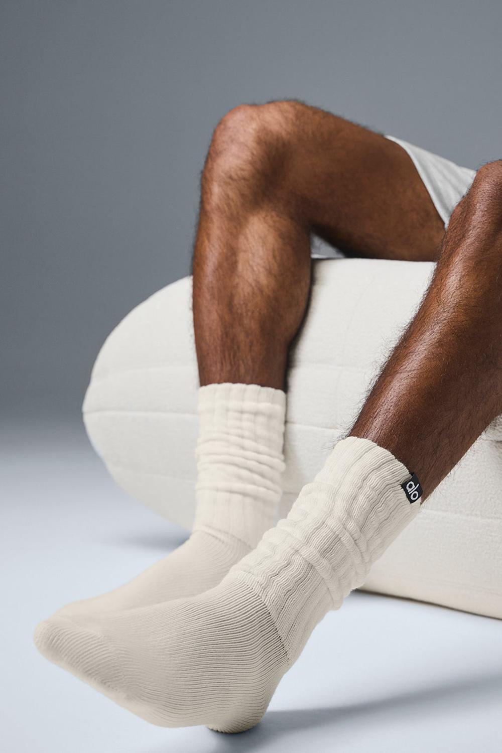 Alo Yoga Unisex Scrunch Donna Sock Bone | Italia  GQM-841923