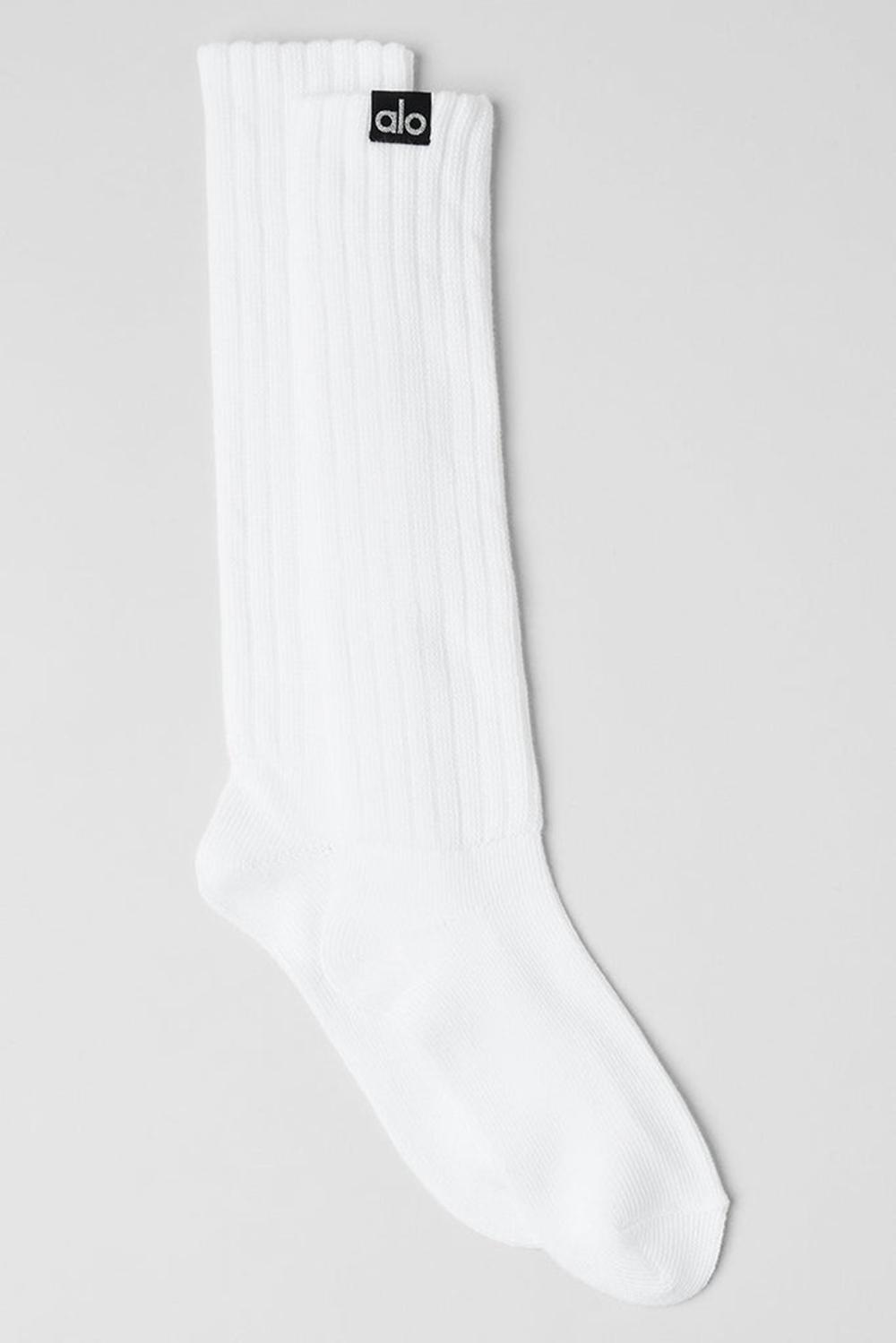 Alo Yoga Unisex Scrunch Uomo Sock Bianche | Italia  XUT-804716