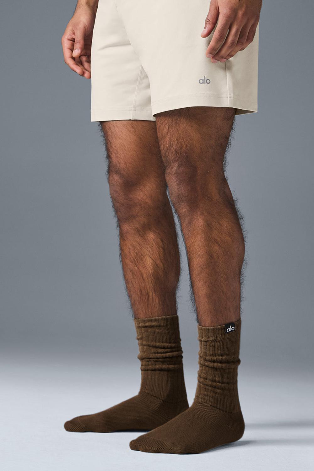 Alo Yoga Unisex Scrunch Uomo Sock Espresso | Italia  YKJ-496510