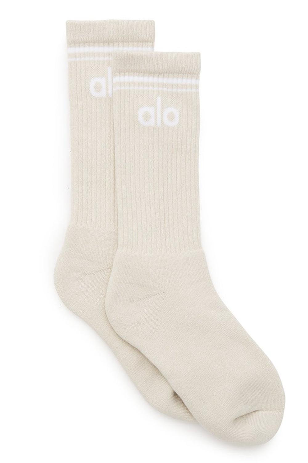 Alo Yoga Unisex Throwback Uomo Sock Bianche | Italia  ROP-257430