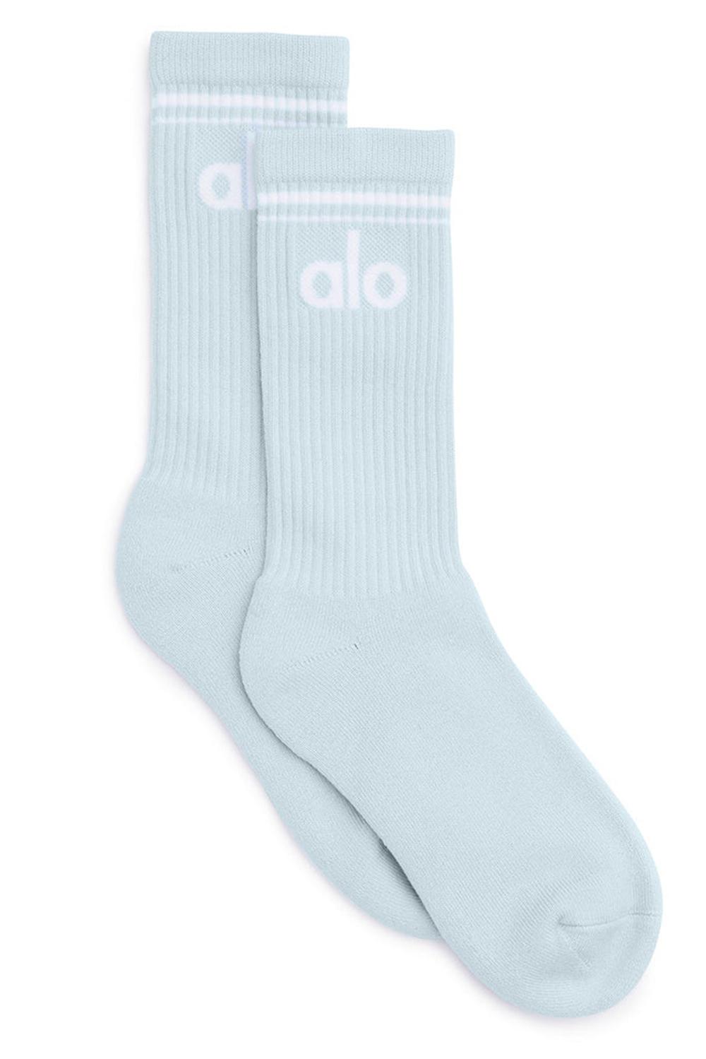 Alo Yoga Unisex Throwback Uomo Sock Blu Bianche | Italia  XST-289643