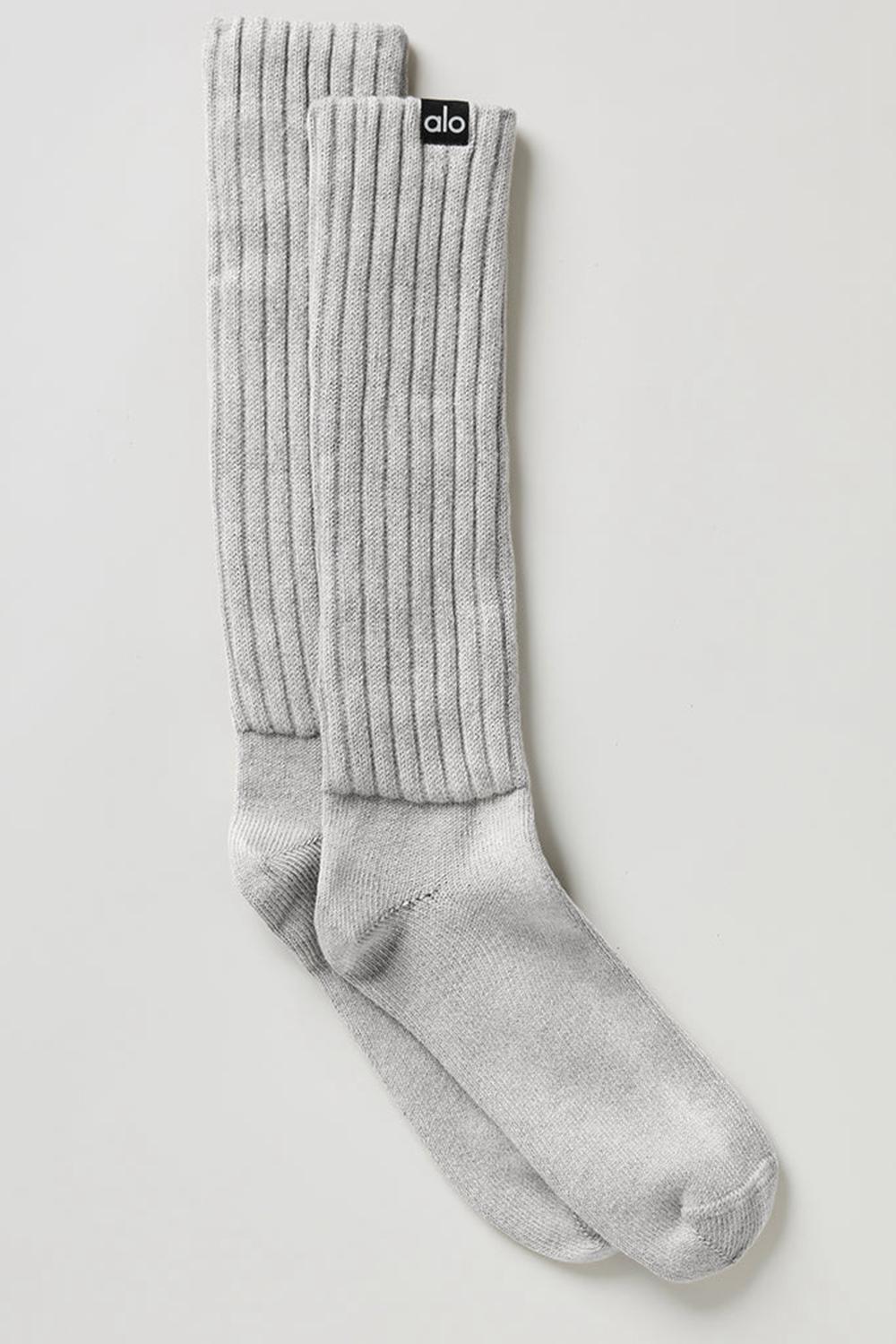 Alo Yoga Unisex Washed Scrunch Uomo Sock Grigie Lavaggio | Italia  EHB-798601