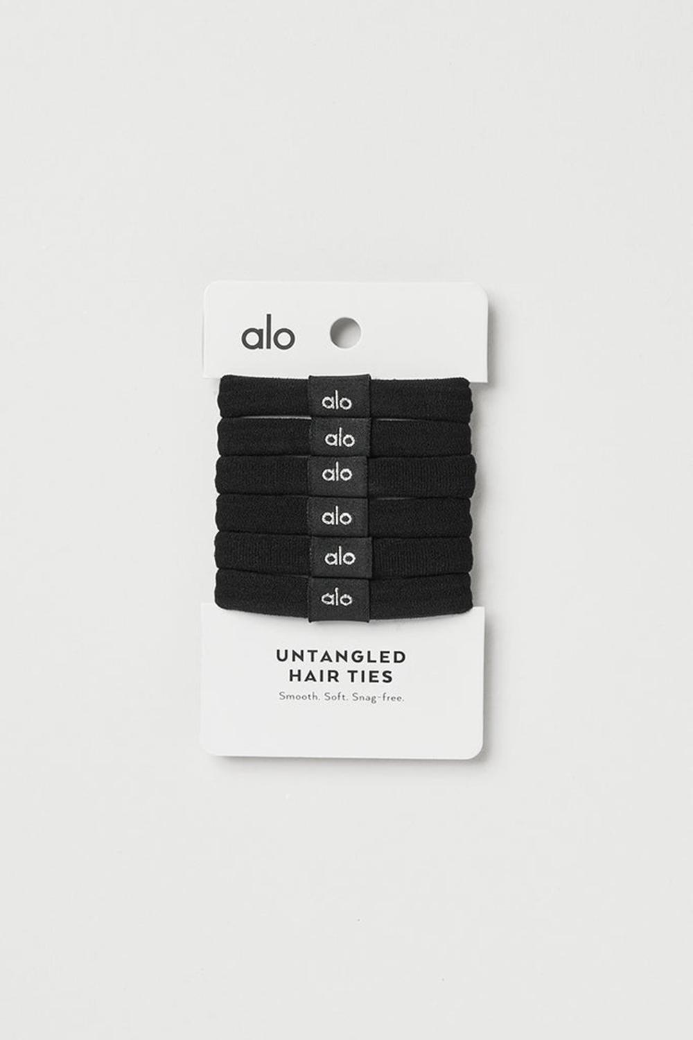 Alo Yoga Untangled Hair Tie 6-Pack Donna Hair Tie Nere | Italia  BJN-129087