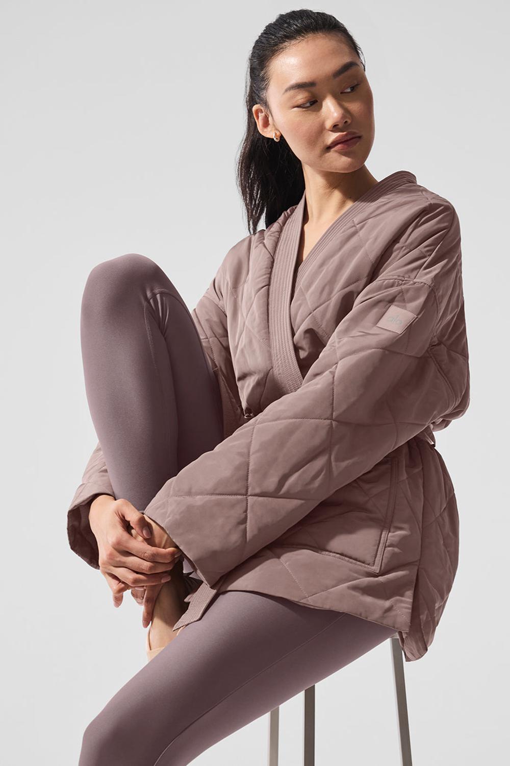 Alo Yoga Urbanite Wrap Donna Giacca Puffer Mushroom | Italia  TSO-502967