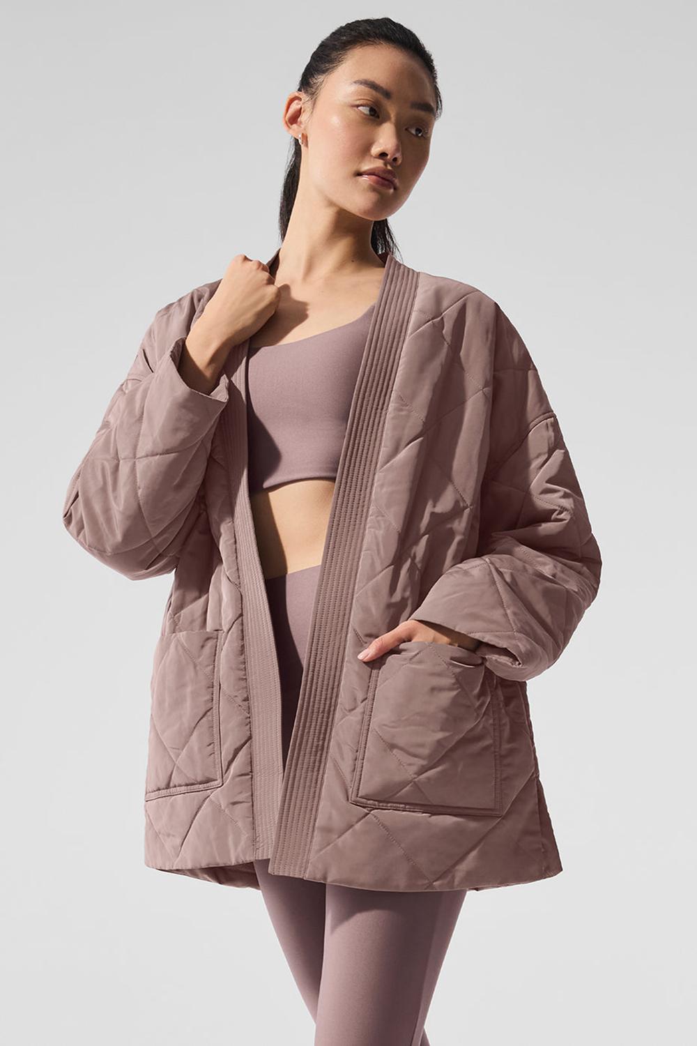 Alo Yoga Urbanite Wrap Donna Giacca Puffer Mushroom | Italia  TSO-502967