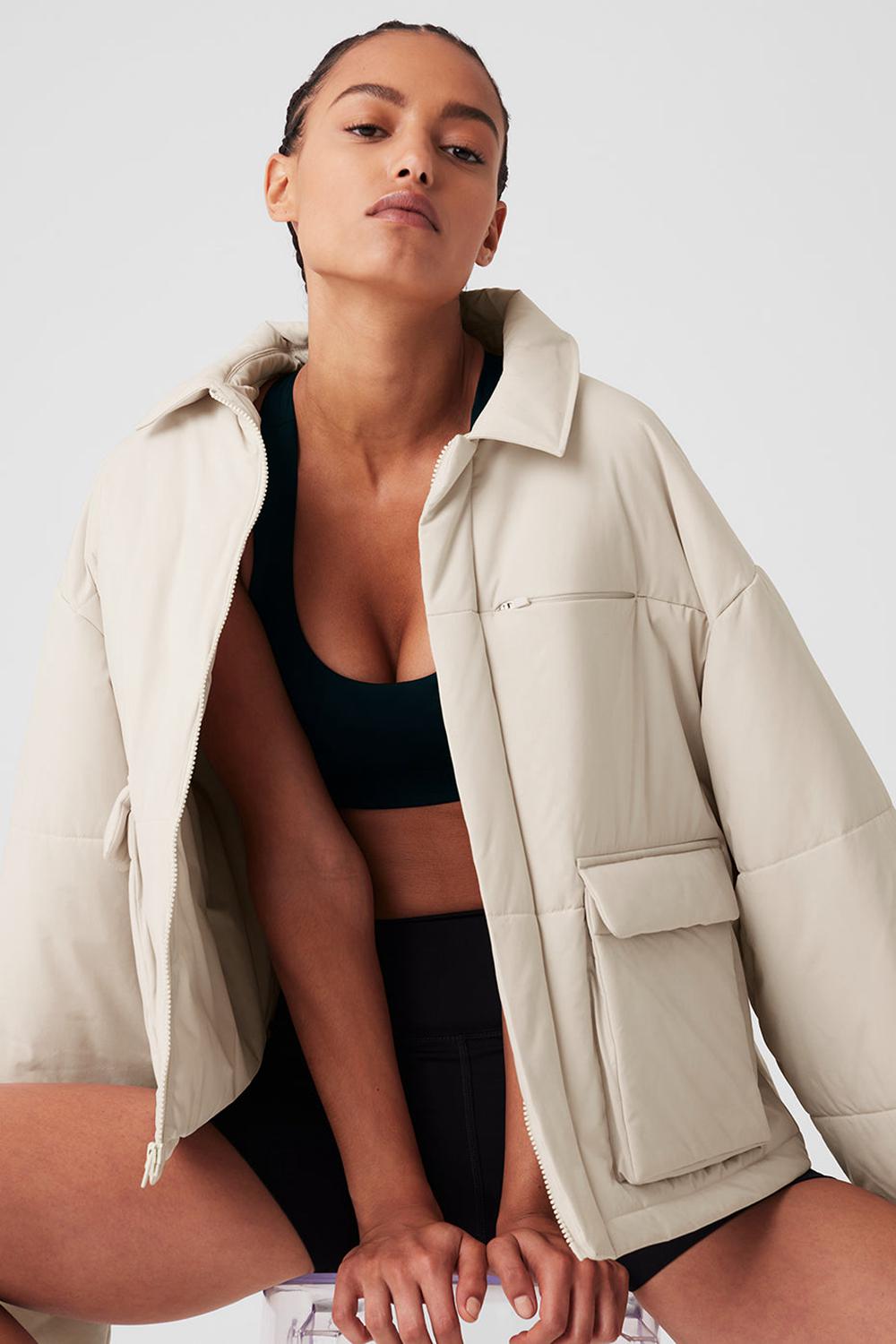 Alo Yoga Voyage Utility Cargo Donna Giacca Bone | Italia  HGP-810937