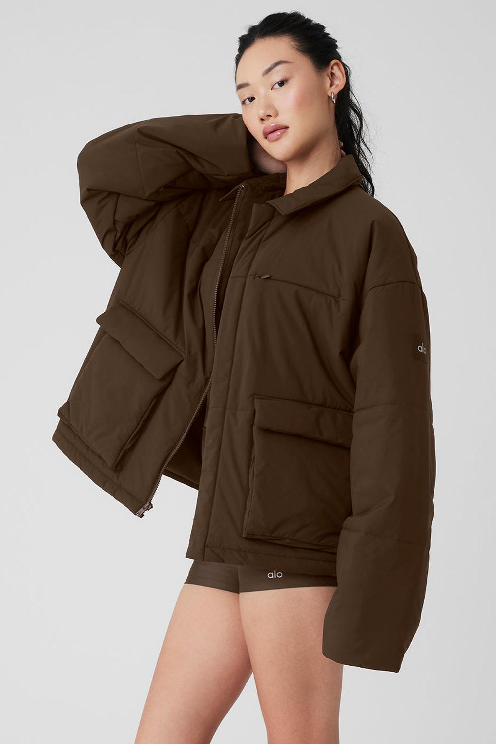 Alo Yoga Voyage Utility Cargo Donna Giacca Espresso | Italia  CJX-312845