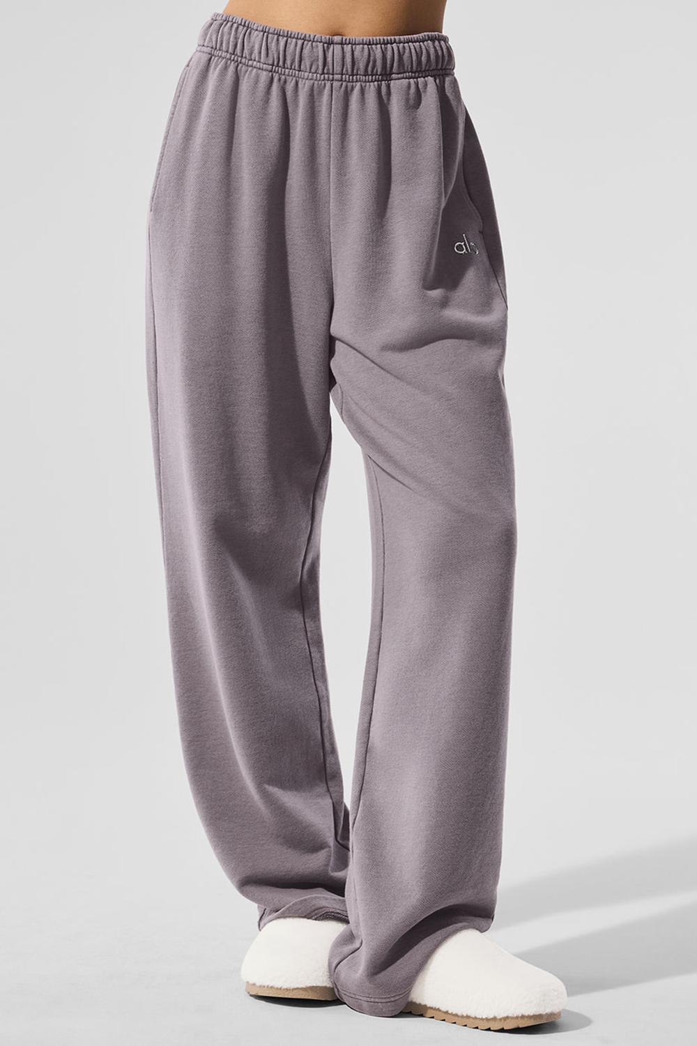Alo Yoga Washed Accolade Straight Leg Donna Sweatpant Grigie Lavaggio | Italia  FWO-271386