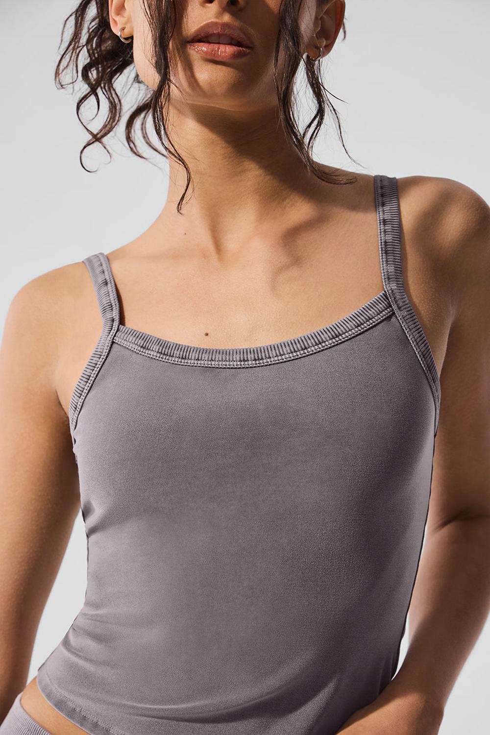 Alo Yoga Washed Alosoft Sweet Talker Donna Tank Grigie Lavaggio | Italia  IGZ-354062