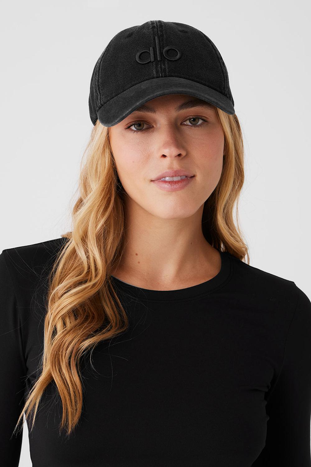 Alo Yoga Washed Off-Duty Donna Cappellino Nere | Italia  HCY-568013