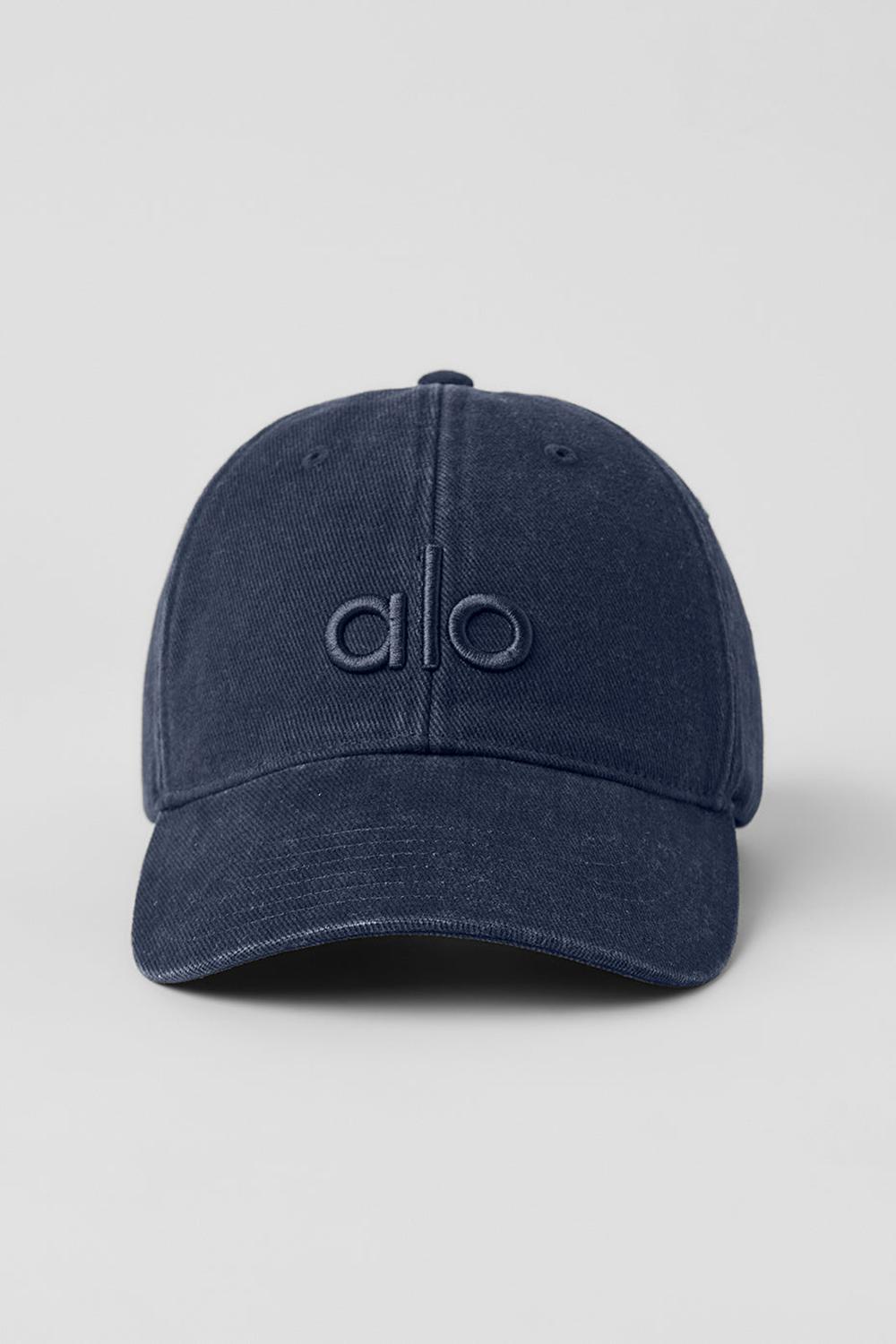 Alo Yoga Washed Off-Duty Uomo Cappellino Blu Marino | Italia  DCS-850431