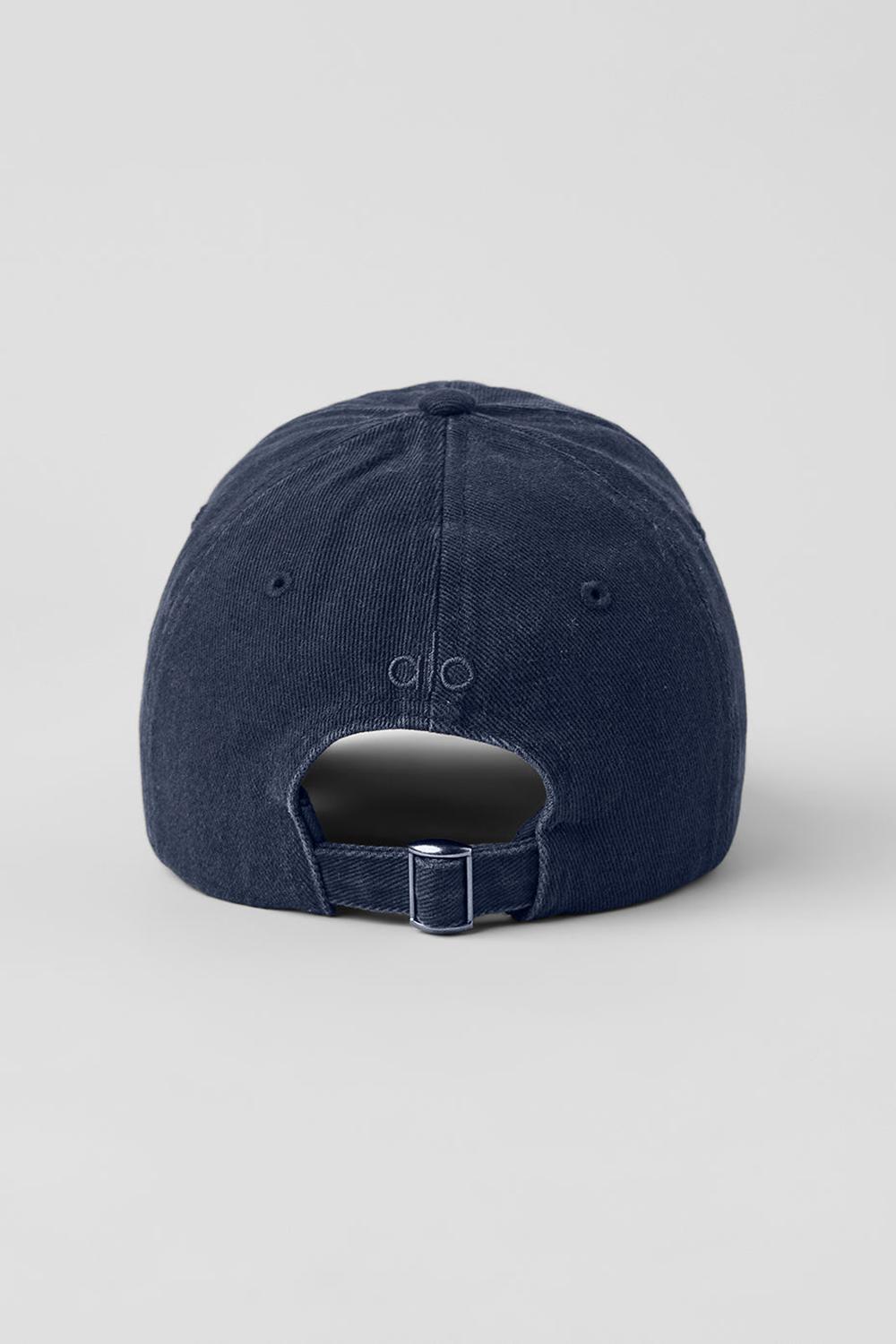 Alo Yoga Washed Off-Duty Uomo Cappellino Blu Marino | Italia  DCS-850431