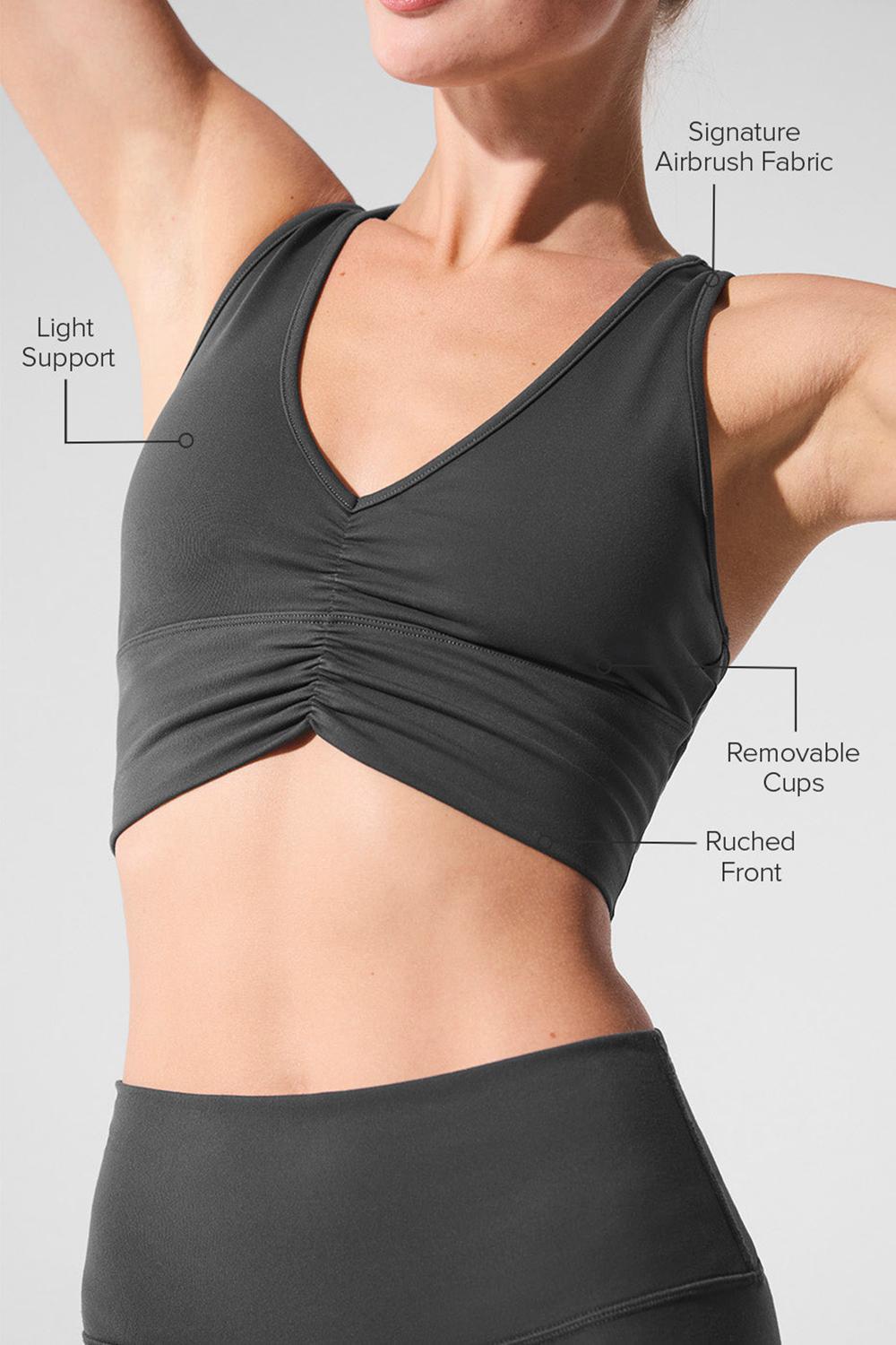 Alo Yoga Wild Thing Donna Reggiseno Anthracite | Italia  YLG-124037
