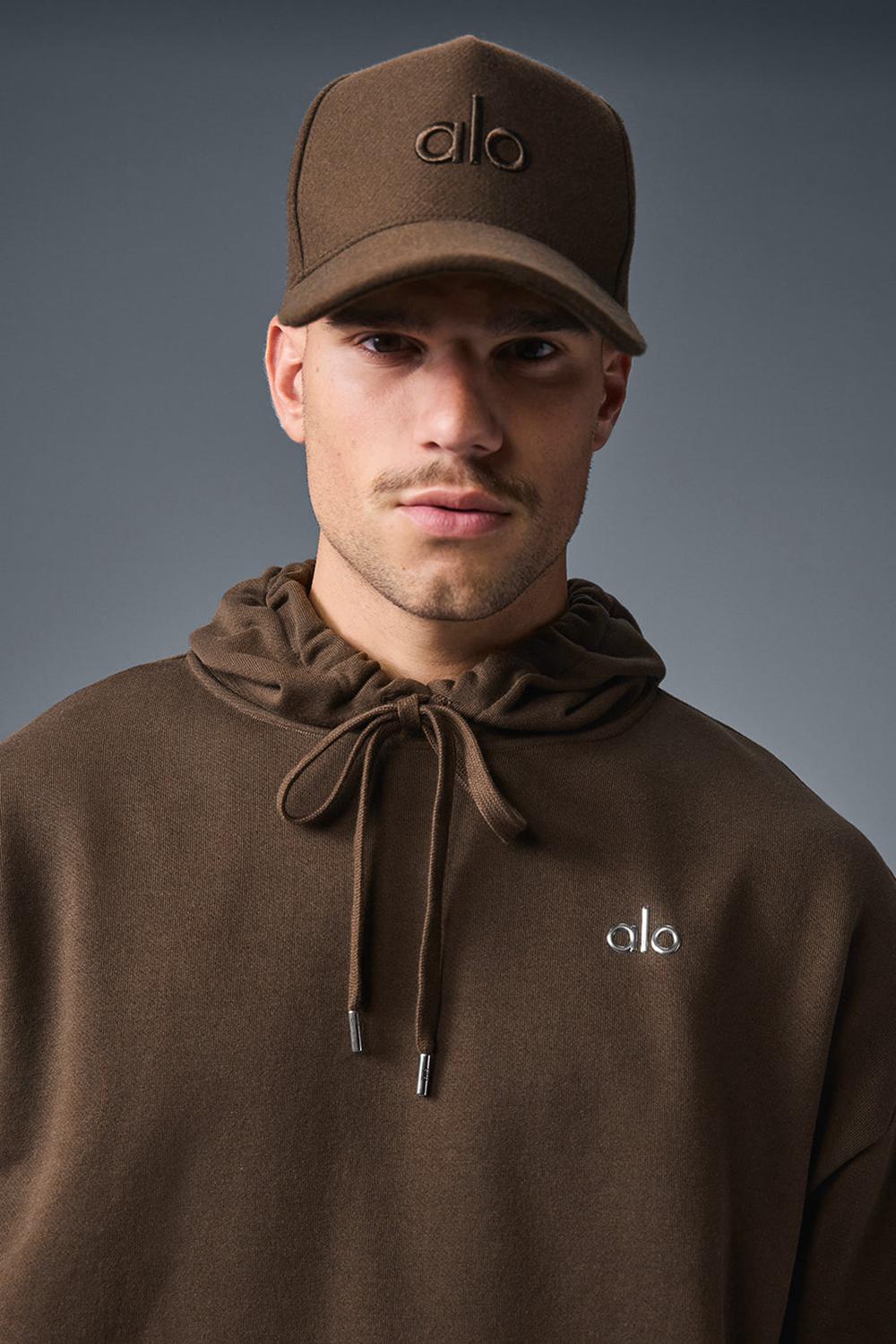 Alo Yoga Wool District Uomo Trucker Hat Espresso | Italia  VHJ-807165