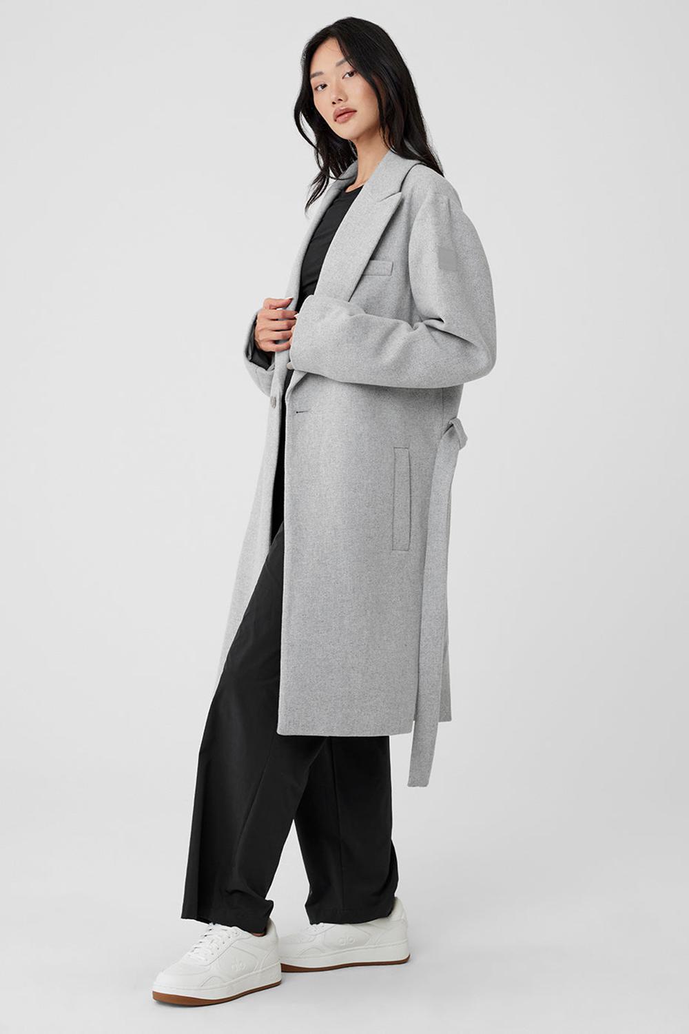 Alo Yoga Wool Gameday Donna Overcoat Grigie | Italia  WOR-905743
