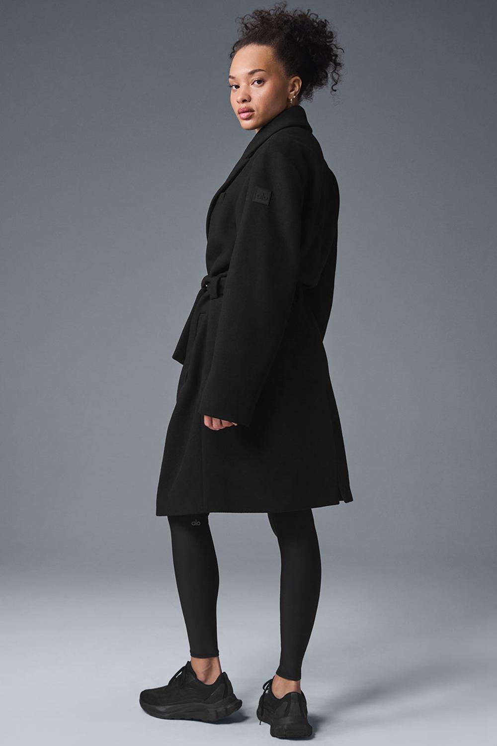 Alo Yoga Wool Gameday Donna Overcoat Nere | Italia  JFM-507493