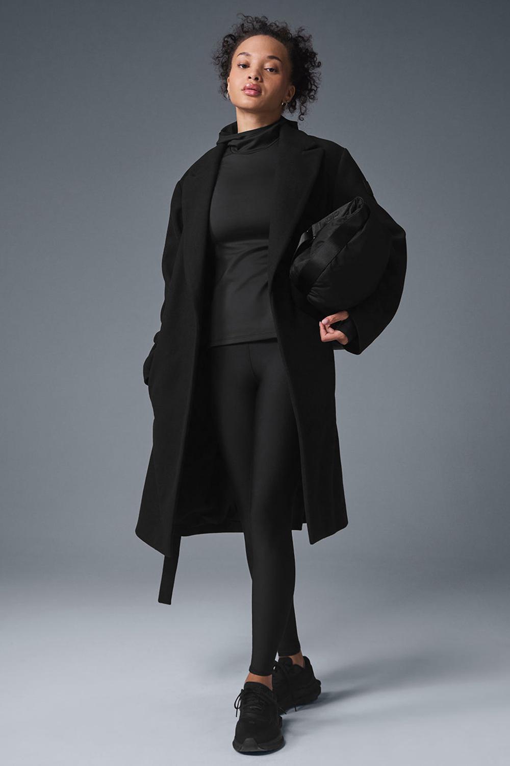 Alo Yoga Wool Gameday Donna Overcoat Nere | Italia  JFM-507493