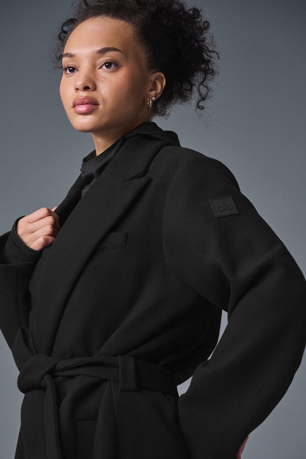 Alo Yoga Wool Gameday Donna Overcoat Nere | Italia  JFM-507493