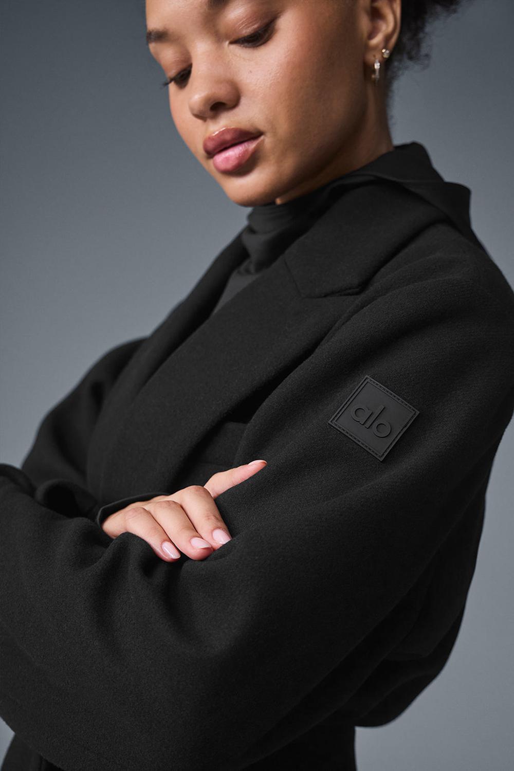 Alo Yoga Wool Gameday Donna Overcoat Nere | Italia  JFM-507493