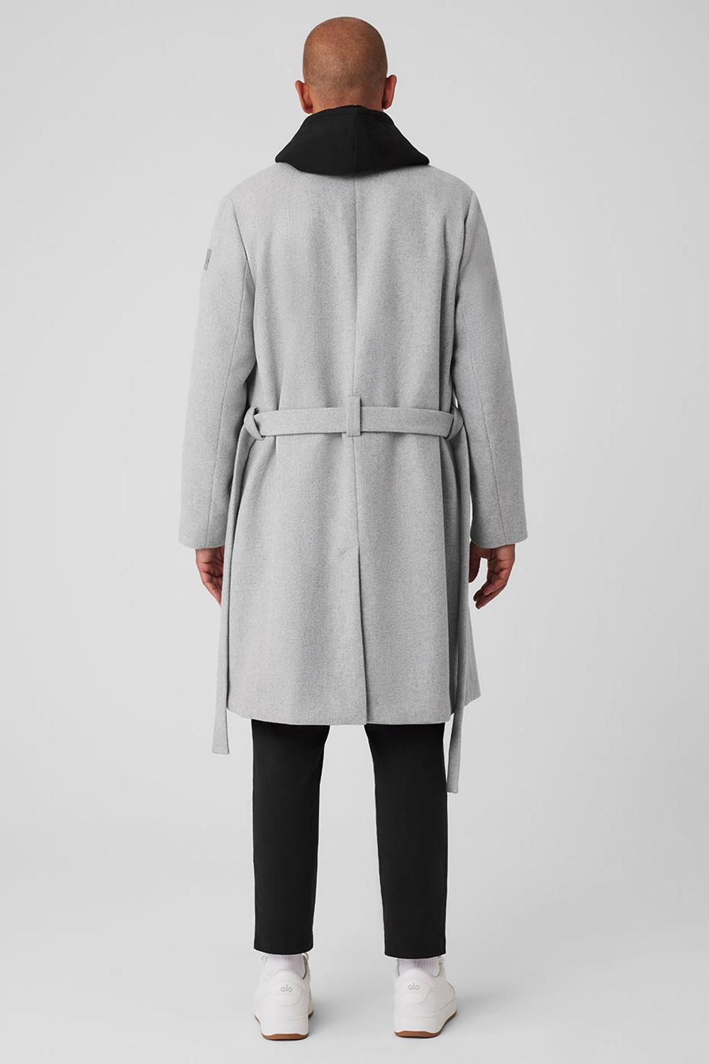 Alo Yoga Wool Gameday Uomo Overcoat Grigie | Italia  UYJ-158942