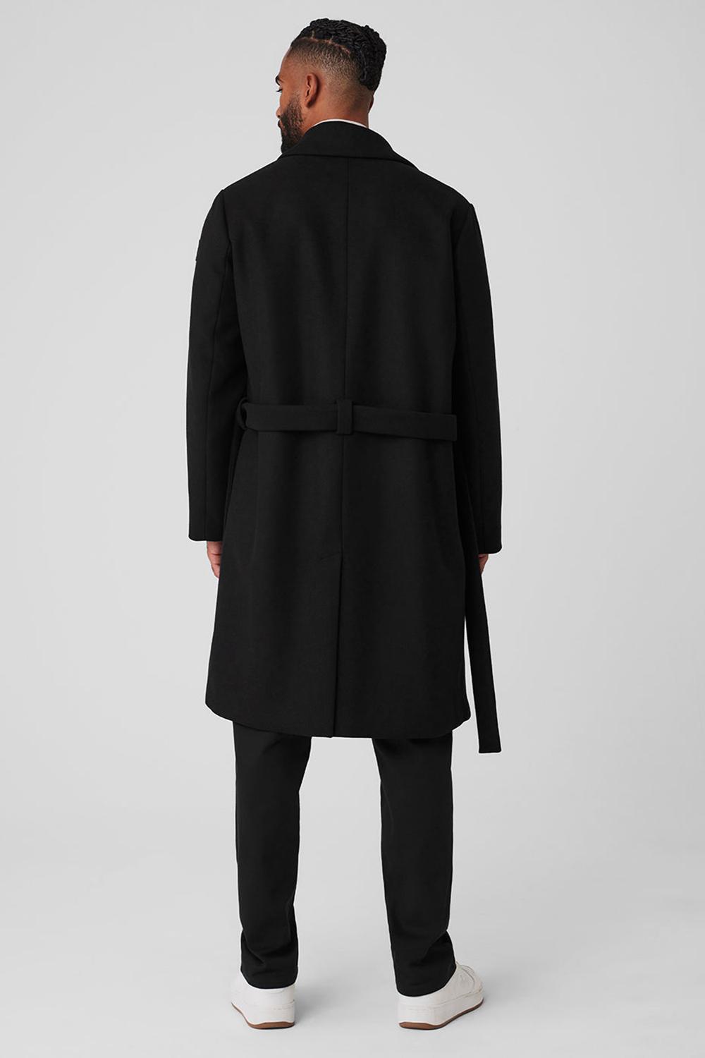 Alo Yoga Wool Gameday Uomo Overcoat Nere | Italia  MIU-736518