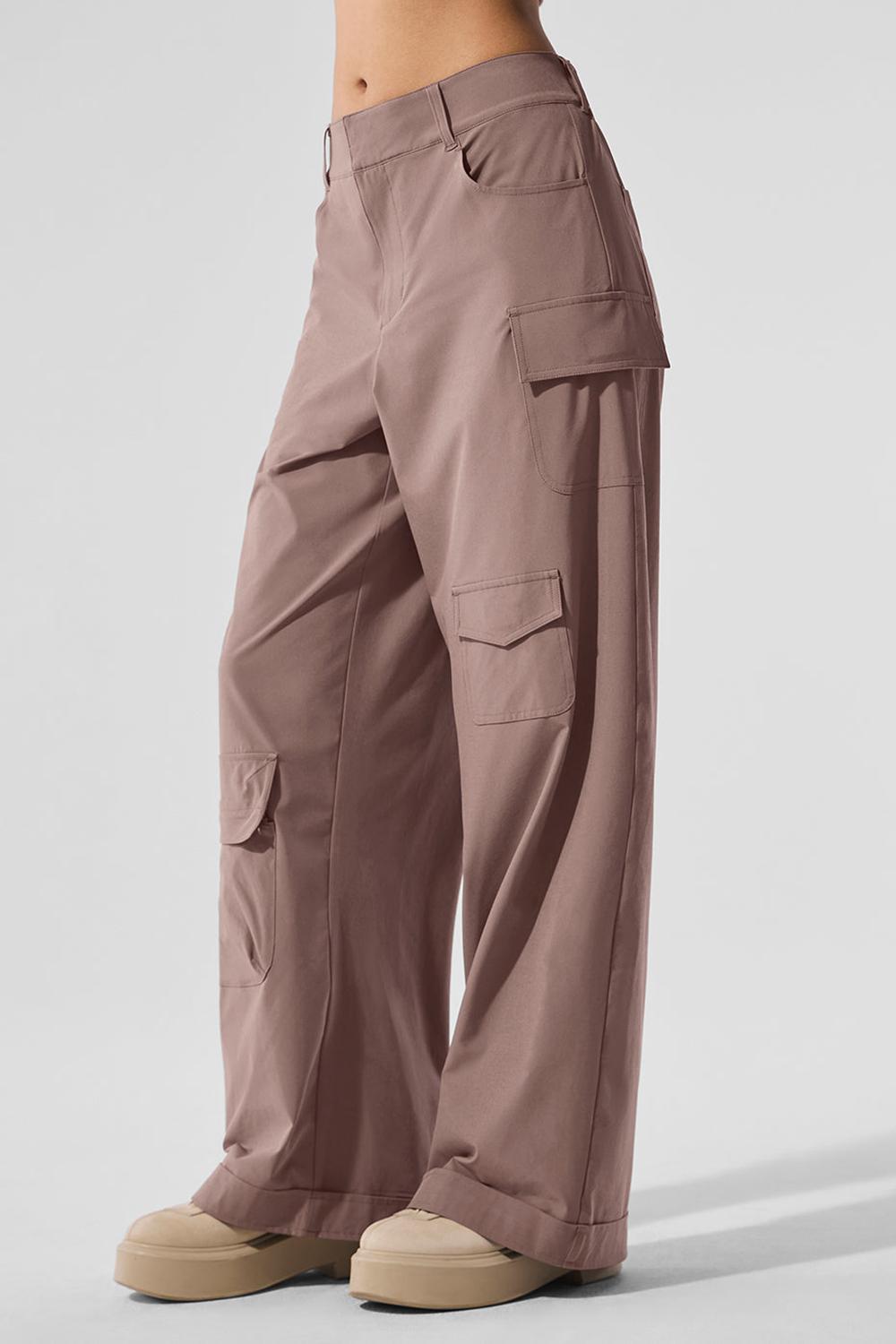 Alo Yoga Workwear Cargo Donna Pant Mushroom | Italia  GHE-278910