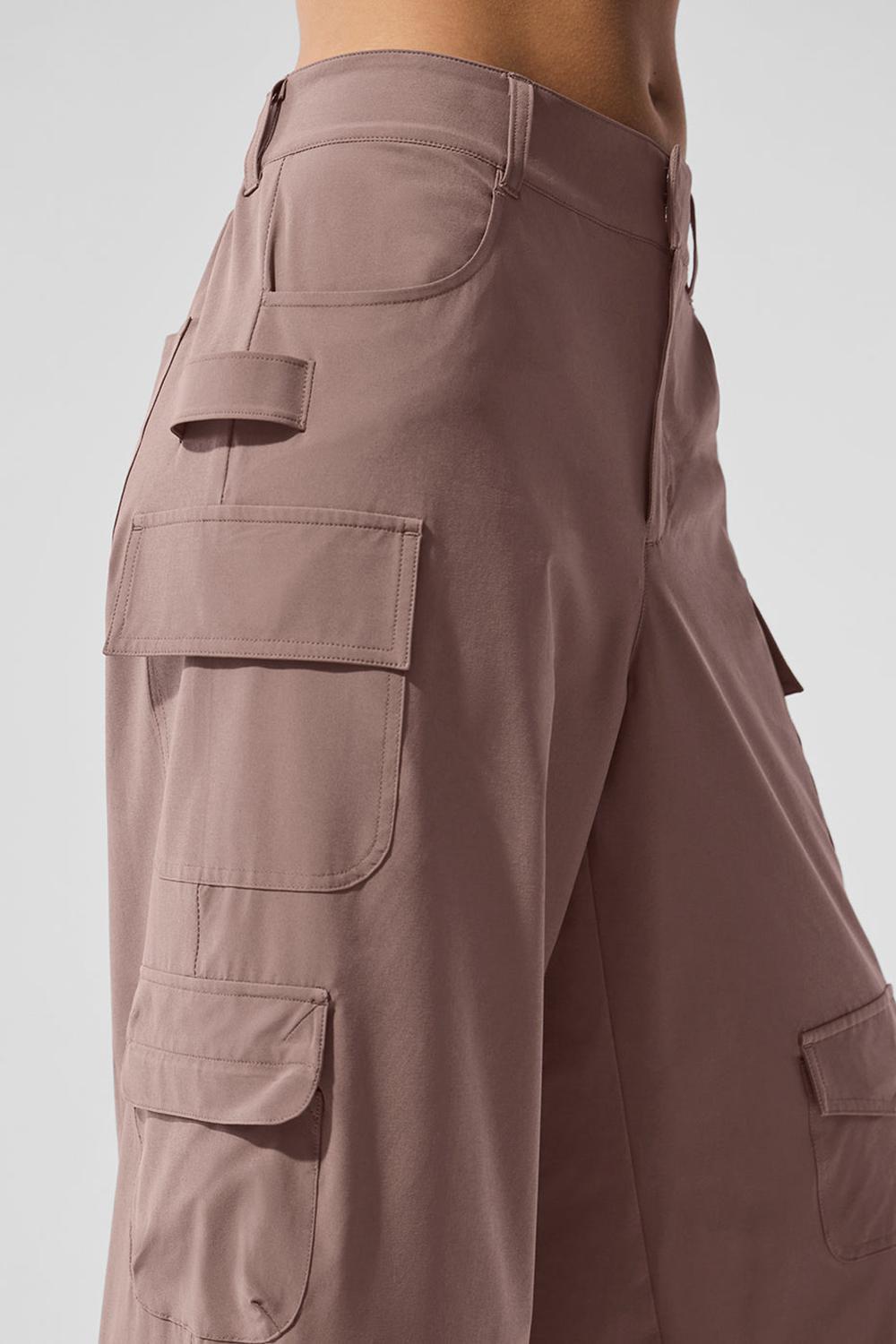 Alo Yoga Workwear Cargo Donna Pant Mushroom | Italia  GHE-278910