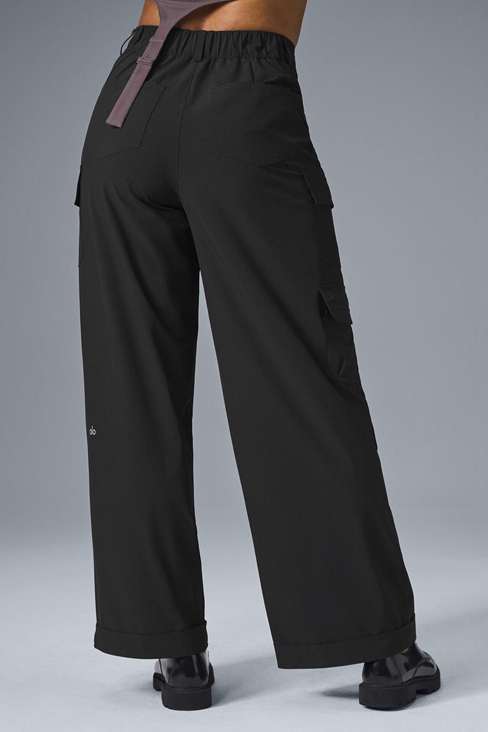 Alo Yoga Workwear Cargo Donna Pant Nere | Italia  OCL-047326